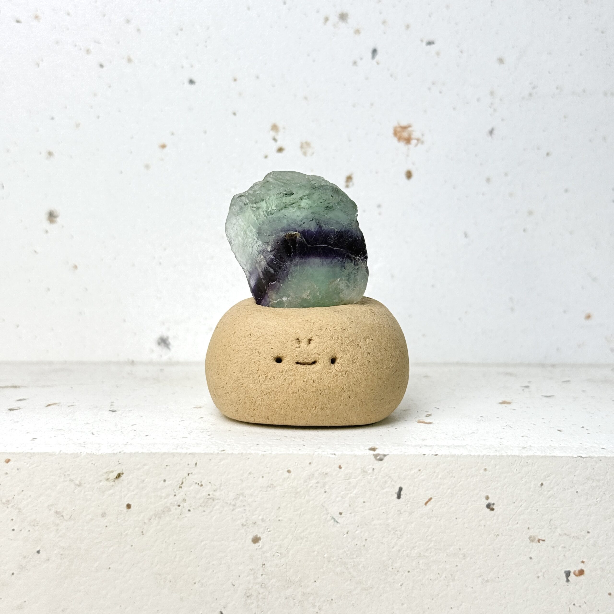 S210螢石/藍螢石小豆丁Fluorite bean