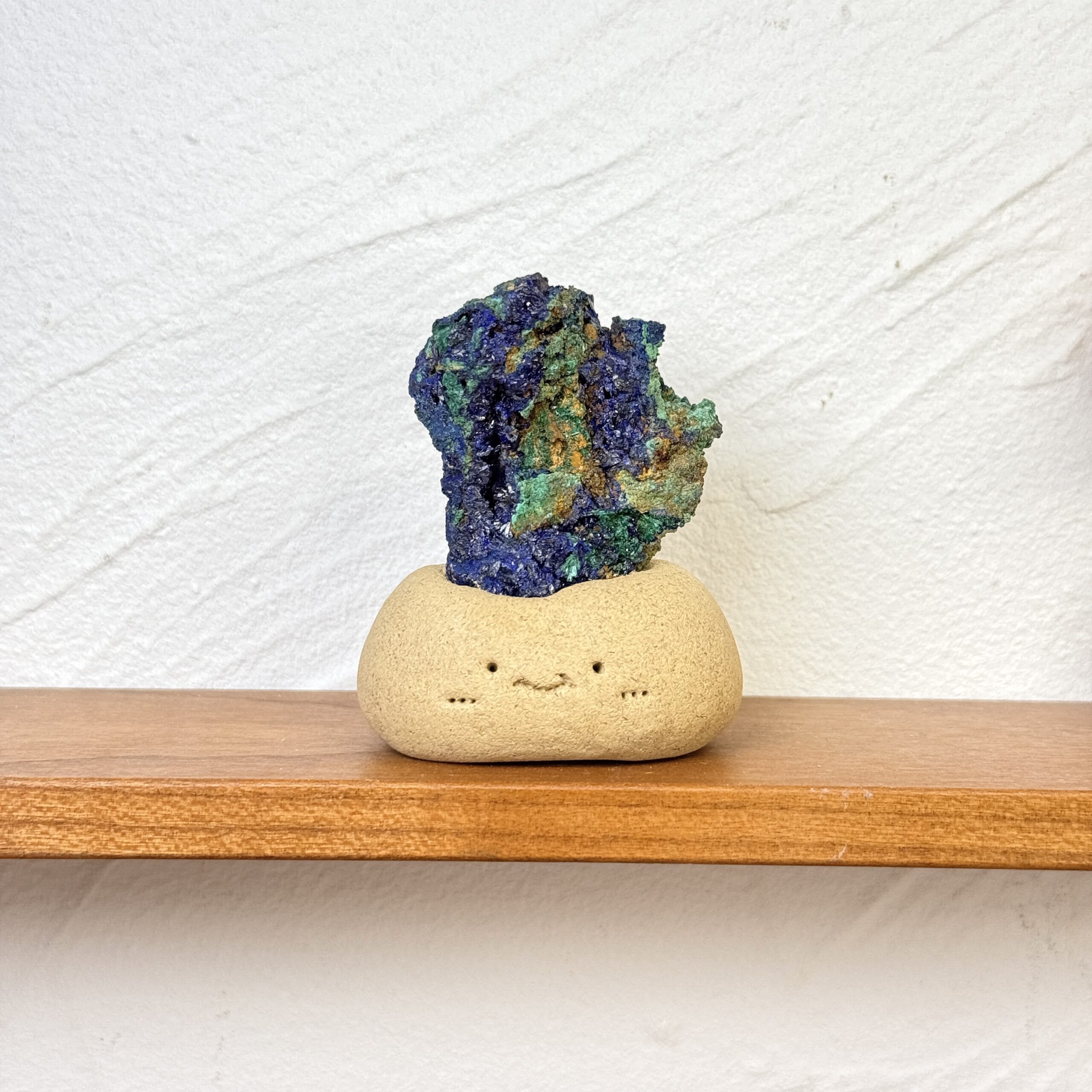 E224藍銅礦小豆丁Azurite bean