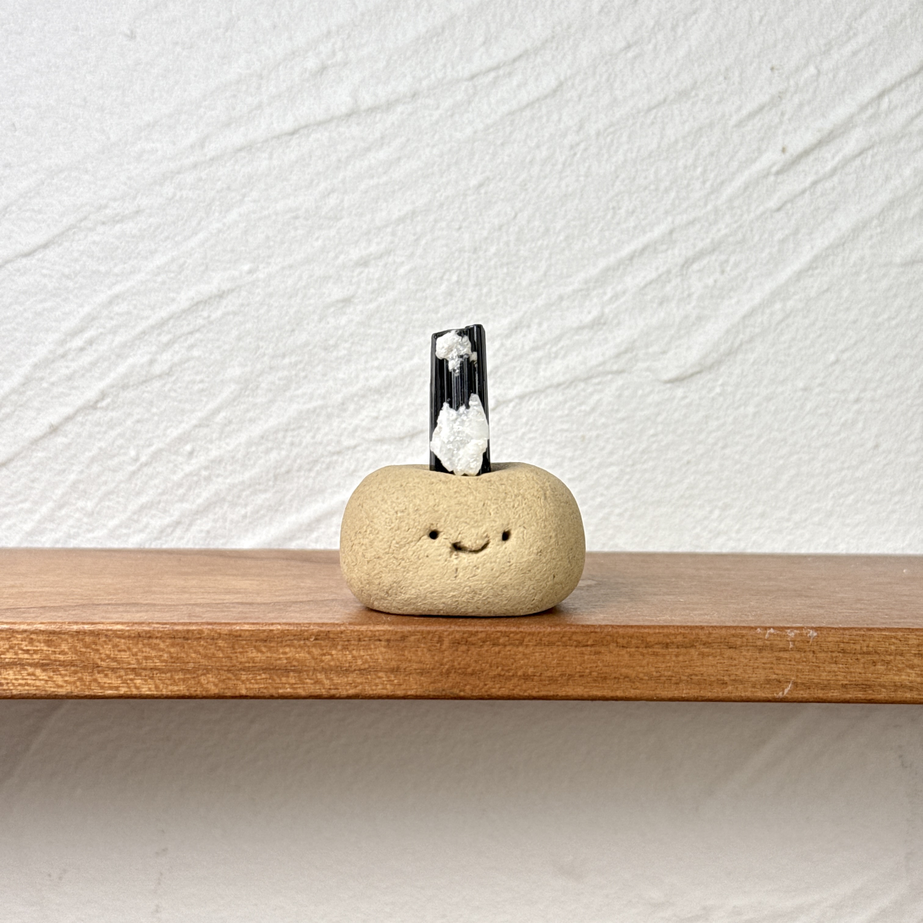 JJ43黑碧璽小豆丁Black tourmaline bean