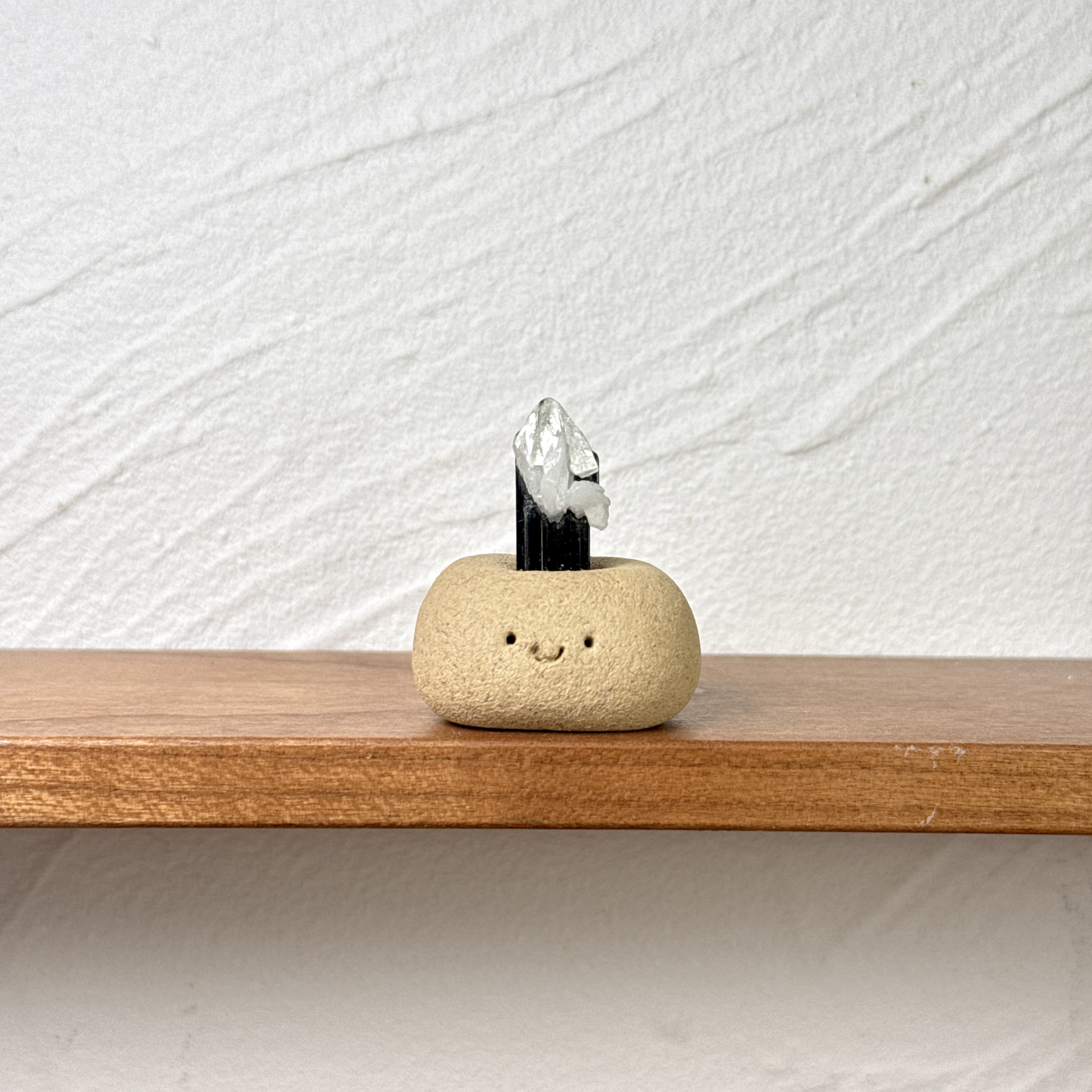 JJ44黑碧璽小豆丁Black tourmaline bean