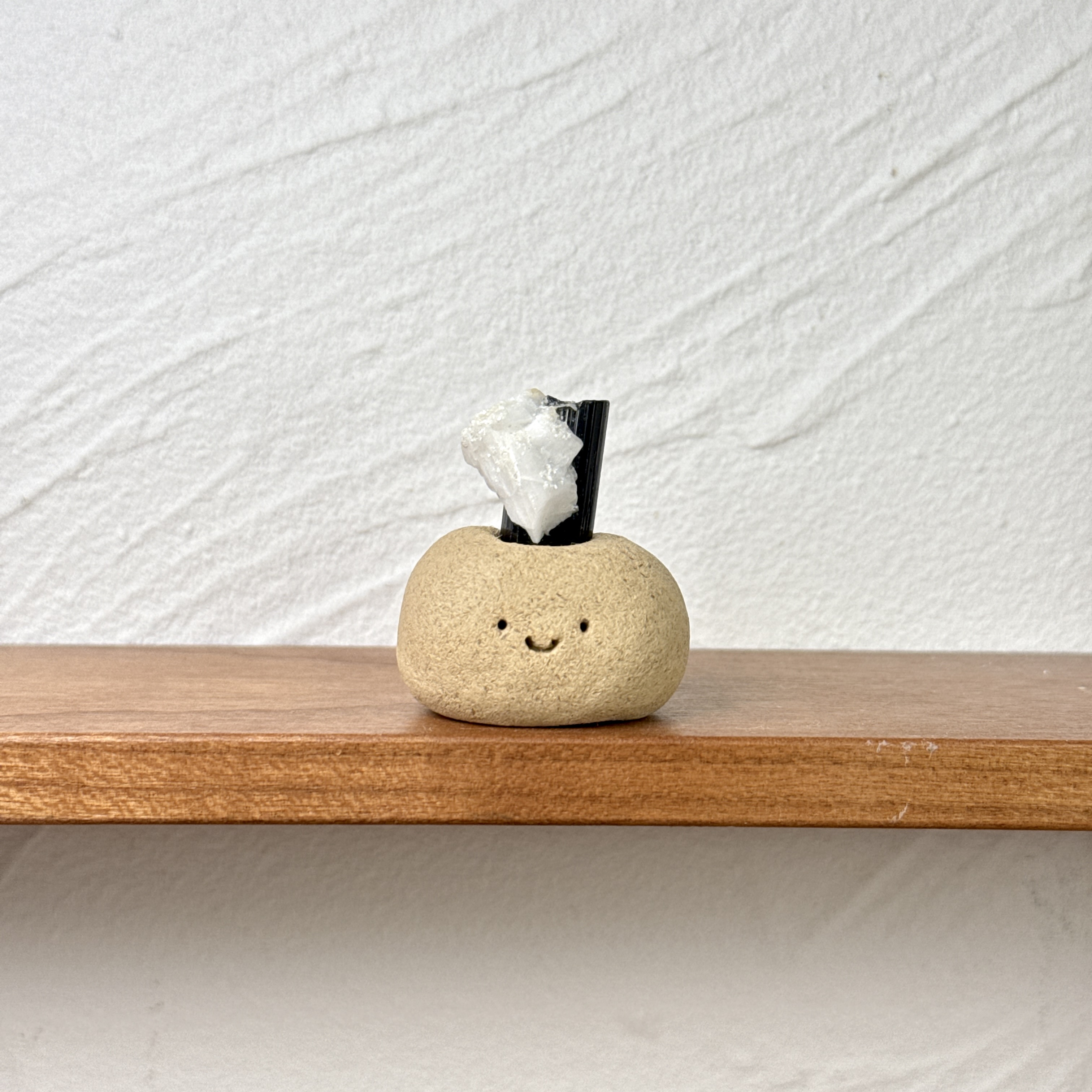 JJ50黑碧璽小豆丁Black tourmaline bean