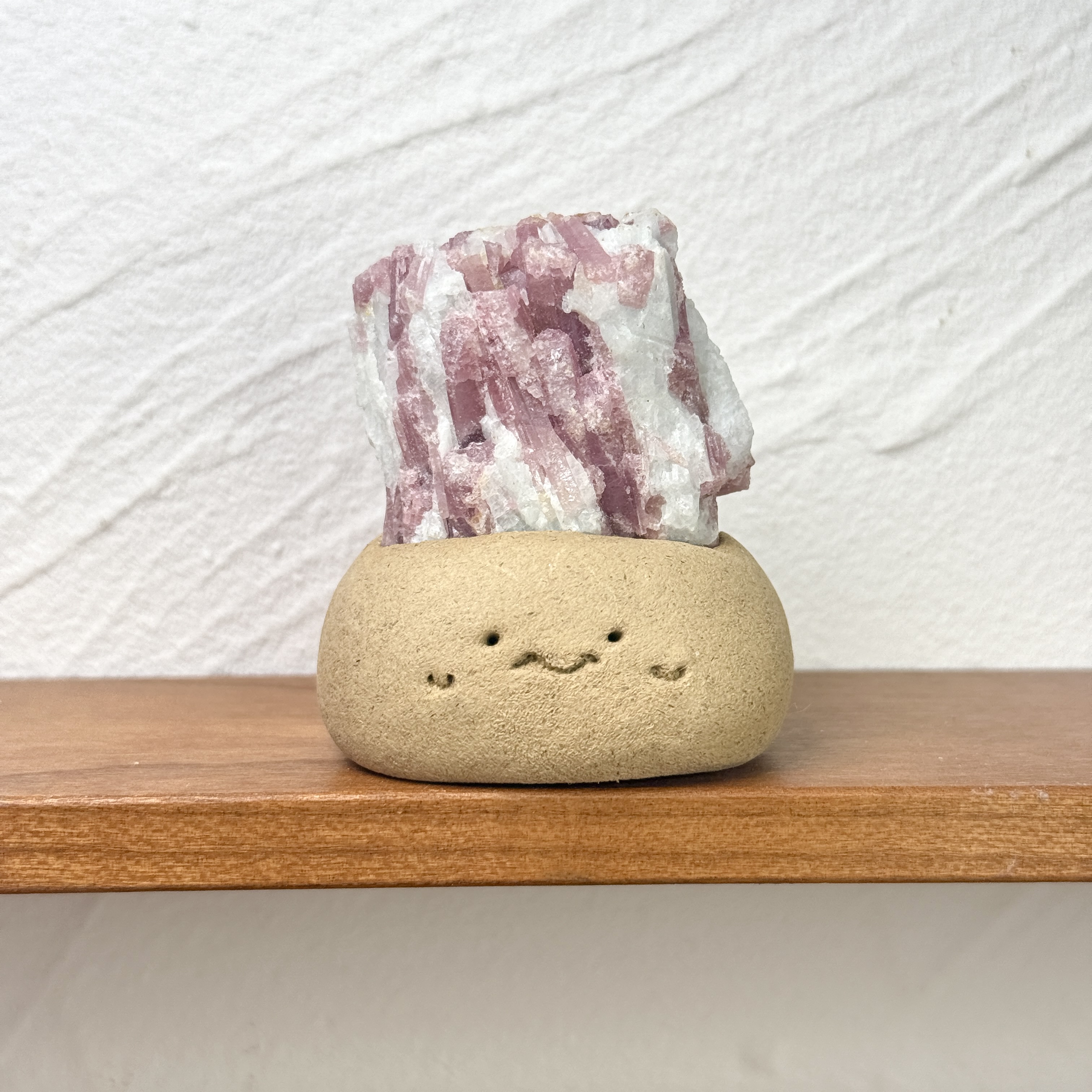 N175粉紅碧璽小豆丁Pink tourmaline bean