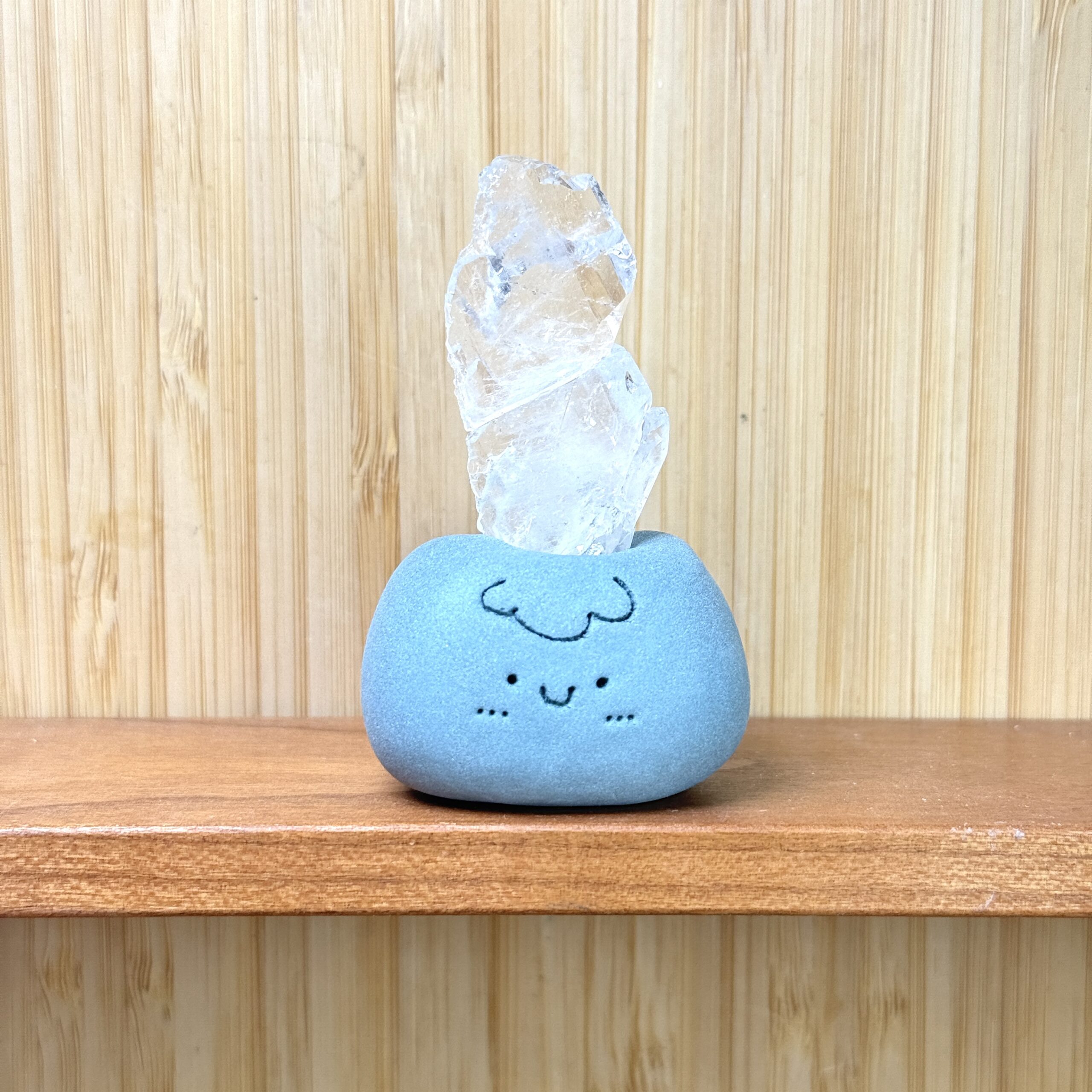 R158縫合水晶小豆丁Faden Quartz bean