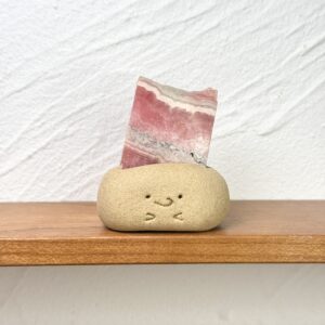 RH75紅紋石小豆丁Rhodochrosite bean