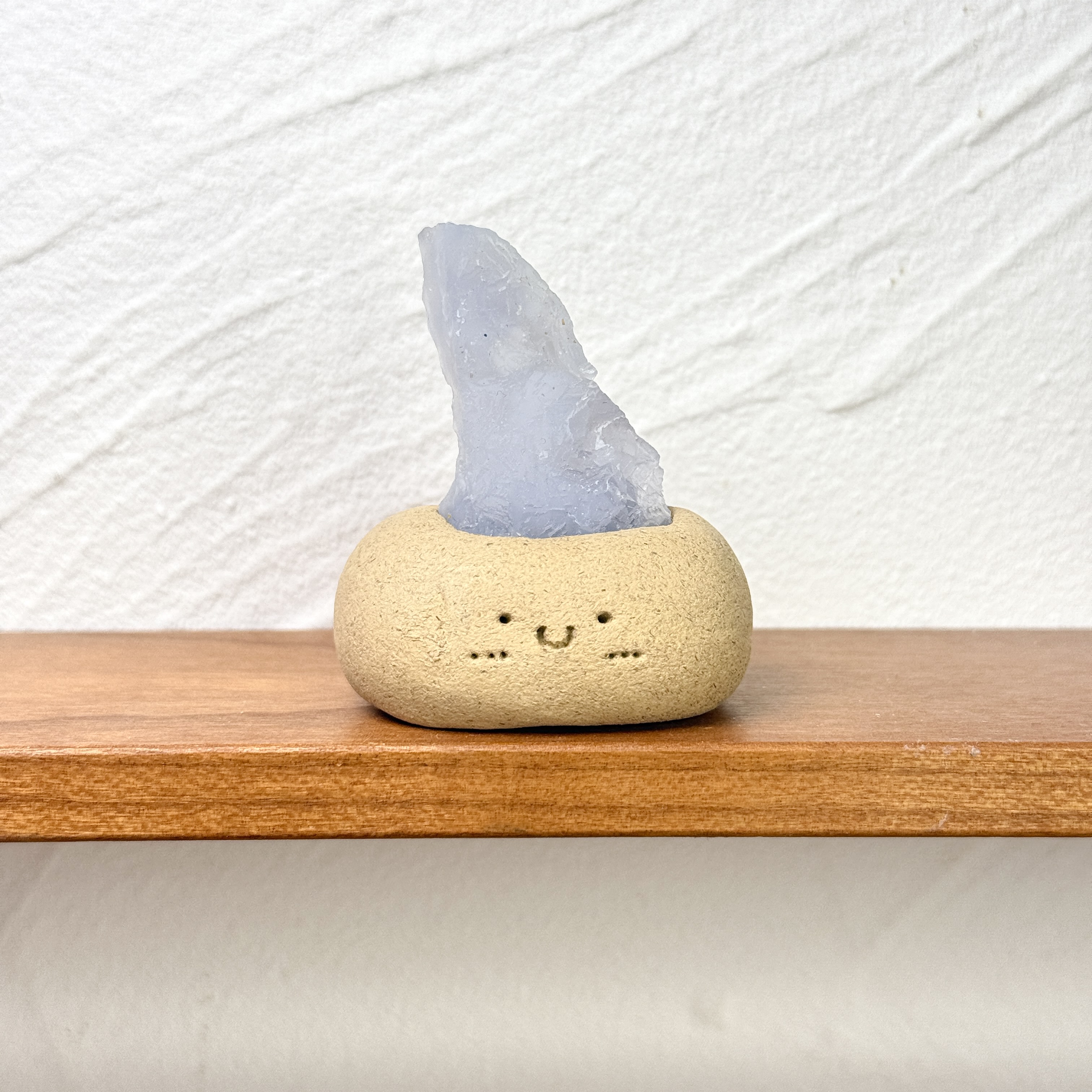 U152藍瑪瑙小豆丁Blue lace agate bean