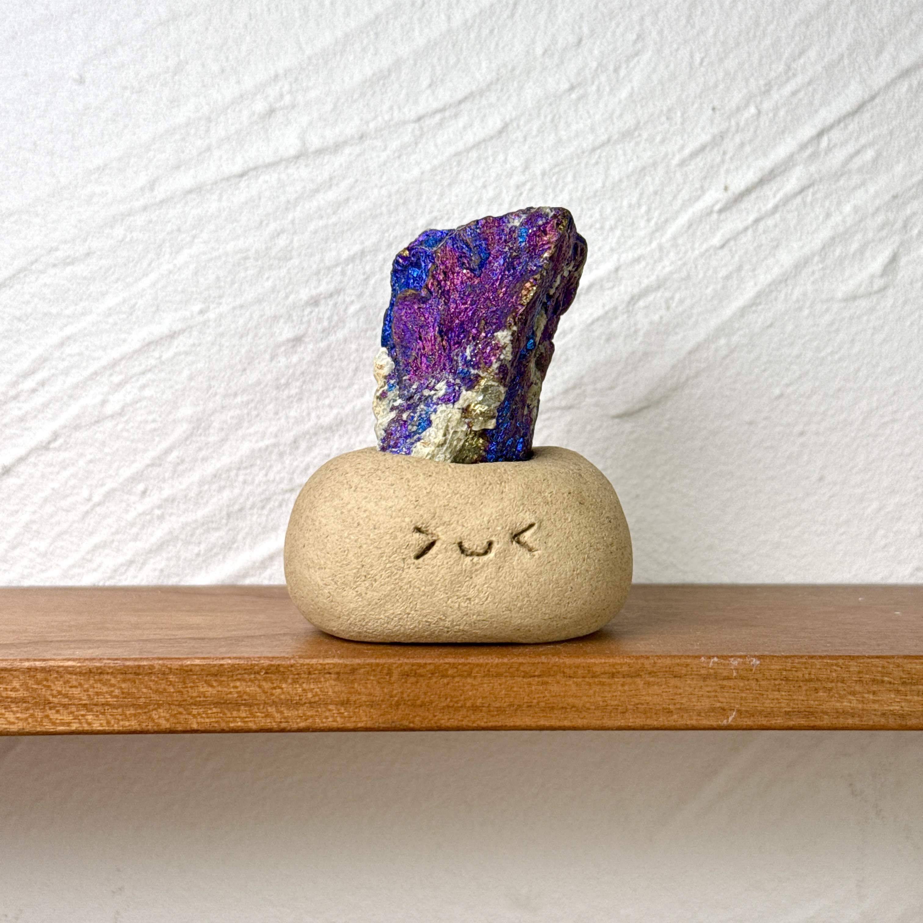 V436斑彩礦小豆丁Bornite bean