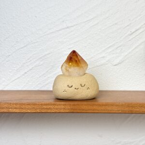 W310黃水晶小豆丁Citrine bean