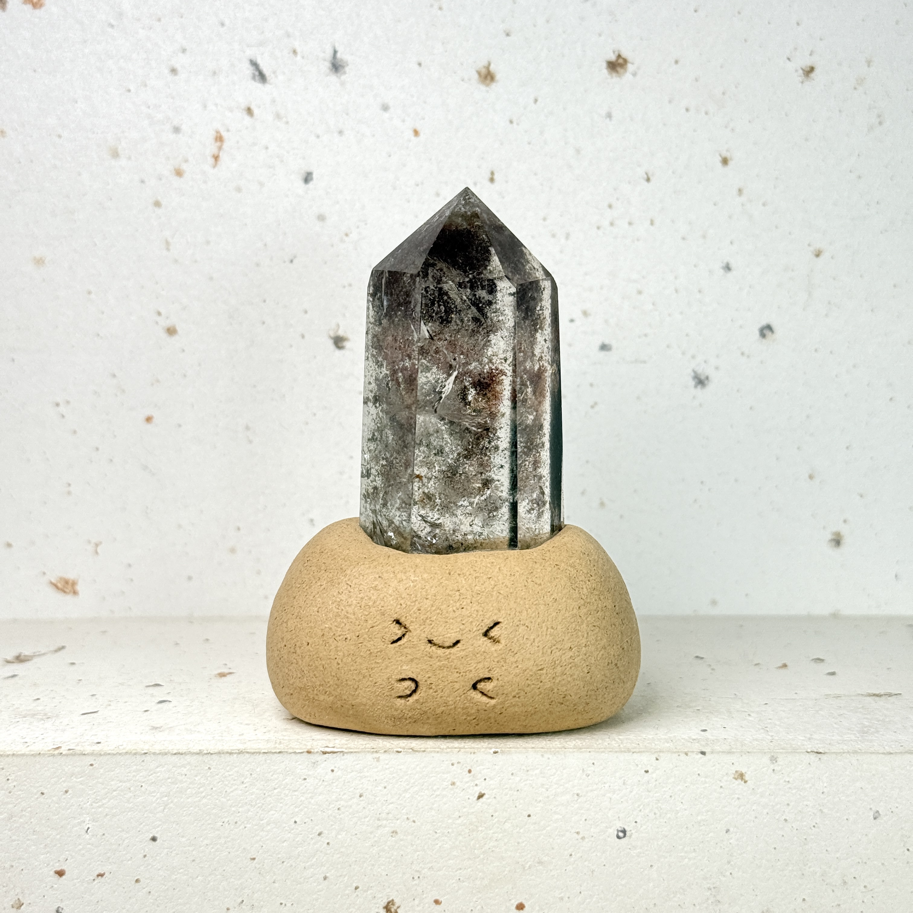 L234幽靈水晶小豆丁Phantom quartz bean